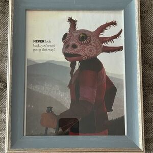 Decorative Framed Art with Unique Creature